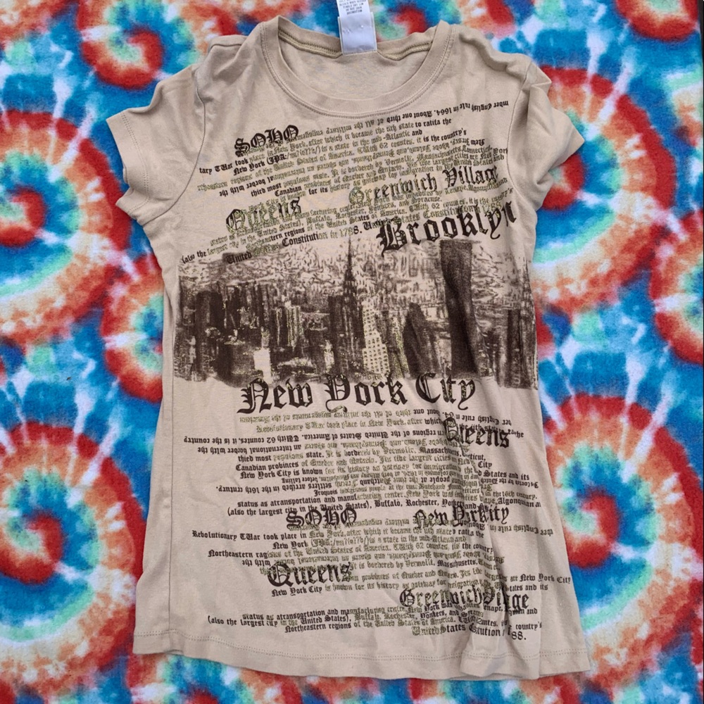 Vintage Graphic NewYork City Top